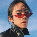 Retro Small Petals Drips Design Small Cat Eye Sunglasses Designer Sunnies Fun