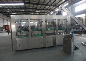 China Silver Gray 3 In 1 Monobloc Carbonated Drink Bottling Machine factory