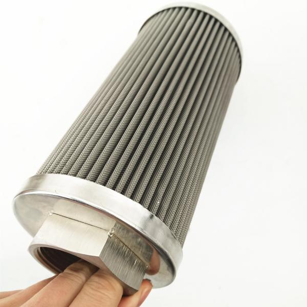 Customized Size 10 20 30 Inch Stainless Steel Pleated Filter Cartridge Sintered Metal Candle Filter