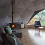 Outdoor luxury 8m Diameter waterproof canopy safari glamping resort round hotel