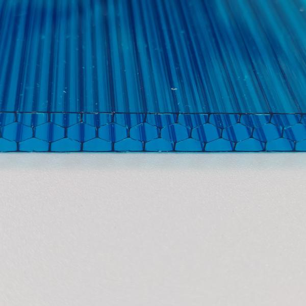 10mm Blue Polycarbonate Honeycomb Sheet Customizable Size And Color Options To