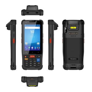 M72 Rugged PDA Barcode Scanner with IP67 Waterproof 4.0 inch IPS LCD and 5100mAh Battery
