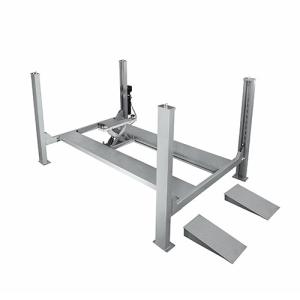 China Hydraulic 4 post car lift/ 4 tons four post car lift with electrical secondary jack factory