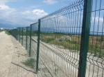 Wire Mesh Fence Panels Coated Blue and Dark Green With Powder Coated 2230mm x