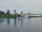 Diesel 1800m3/H Gold River Dredger 15m Hydraulic Driven
