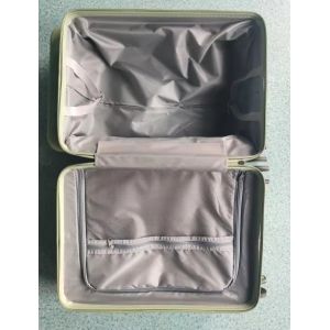 Lightweight Multifunctional Green Spinner Luggage with Eco-Friendly Soft Handle