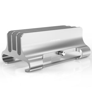 28mm Thickness 849g Silver Upright Laptop Holder Space Saving