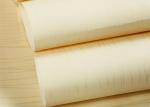 Creamy White Stripes Contemporary Wallpaper for Home , Non Permanent Wallpaper