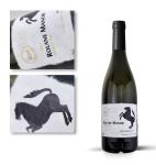 Hot Sale Self Adhesive Waterproof Label Black Paper Stickers Red Wine Bottles