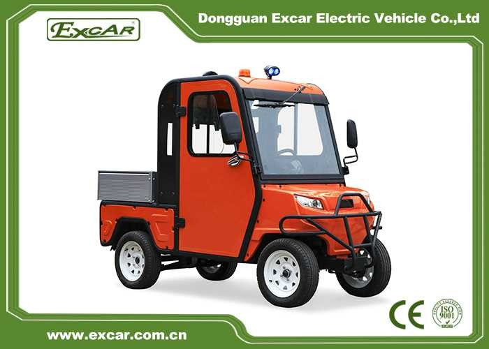 Fully Elastic Flame Retardant ABS Plastic Electric Golf Carts With Small Cargo