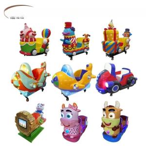 China Dreamland 2024 coin operated kids game machine fiberglass kids rotating machine kiddie rides factory factory