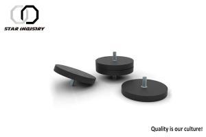 China 22mm - 88mm Neodymium Magnet Disc Rubber Coated For LED Work Light , Strong Magnet Mount for Camera , Car Mount Magnet factory