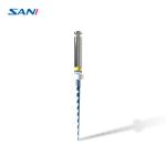Yellow Dental 21mm Niti Rotary Endo Files For Root Canal Treatmant