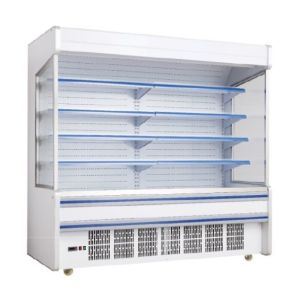 R404a Supermarket Multideck Open Front Cooler With Plug - In Type For Drinks