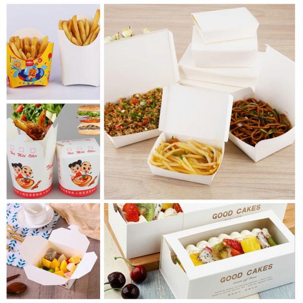 275g 300g + 15g PE Coated White Cardboard For Food Tray Greaseproof 70 * 100cm
