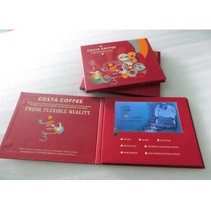 VIF Free Sample Customized printing 7 inch lcd HD screen video brochure bult in