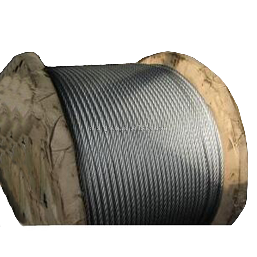 Non-Alloy Galvanized Steel Wire Rope for Aircraft Cable Tolerance ±1% Multi-Purpose