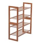 Wooden Shoe Storage Organizer Tack Living Room Furniture 26.7"L X 10.2"W X 31.5