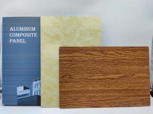 China 3.0mm Thickness Interior ACP Sheet Brushed Finish HDPE Coated For Ceiling Panels factory