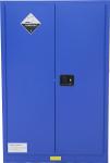 3-Point Self-Latching Blue Corrosive Storage Cabinet For Hydrochloric Acid Non