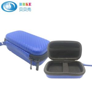China Customized Protective Travel EVA Watch Case Eva Earphone Case Box With Carbon Fiber PU factory