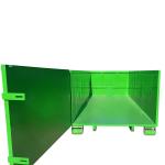 10 - 40 Yd Capacity Roll Off Dumpster Reinforced Steel Construction Debris