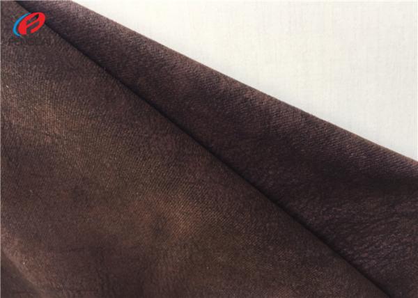 100 % Polyester Printed Velvet Upholstery Fabric Sofa Knitted Fabric , Eco -