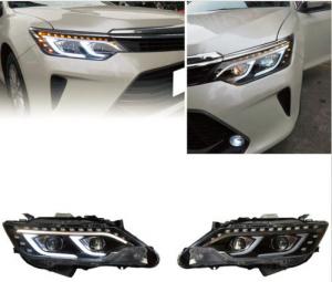 China TOYOTA CAMRY headlight assembly led guide + HID xenon lamp dual light lens for Toyota Camry 2015-2018  durable  quality factory