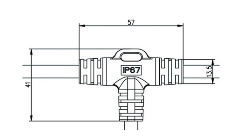 waterproof LED connector T62
