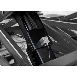 In Grounded Full Rise Alignment Scissor Car Lift 2.2kw Motor