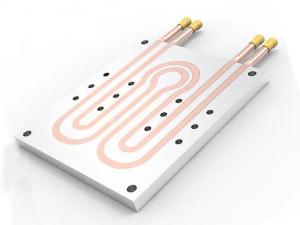 China Copper Heatpipe Custom Liquid Water Cooled Heat Sink Module Aluminum Plate Cold Cooling factory