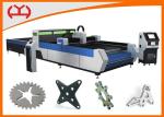 12mm Thickness 500 Watt CNC Fiber Laser Cutter , Fiber Optic Laser Cutting