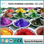 High Hardness Hybrid Powder Coating , RAL1016 Sulfur Yellow Carbon Steel Pipe