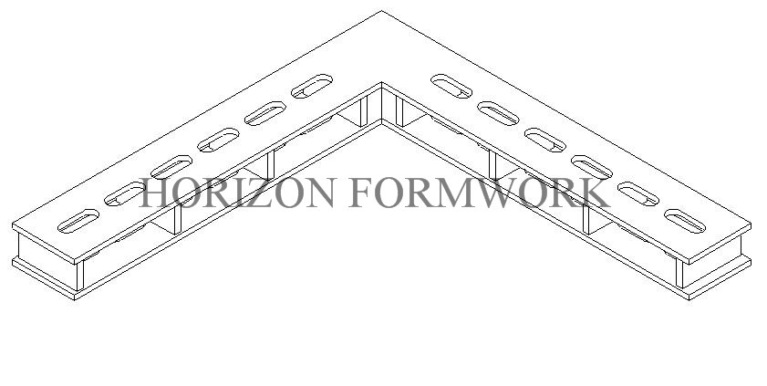 Reusable Wall Forming Systems H20 Timber Adjustable Beam Clamp Tightening Steel Waler