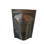 Resealable stand up aluminum foil zipper snack food package bag with zipper for