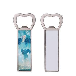 China Sublimation Bottle Opener Metal Fridge Magnet factory