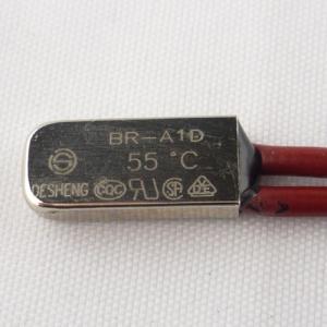 China BR-A1D 90℃ 55℃ 250V 5A Thermal Protector with Epoxy resin Seal 6,000 cycles life factory