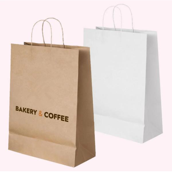 Custom Standard Kraft Packaging Bag Multiple Color Environmental Friendly