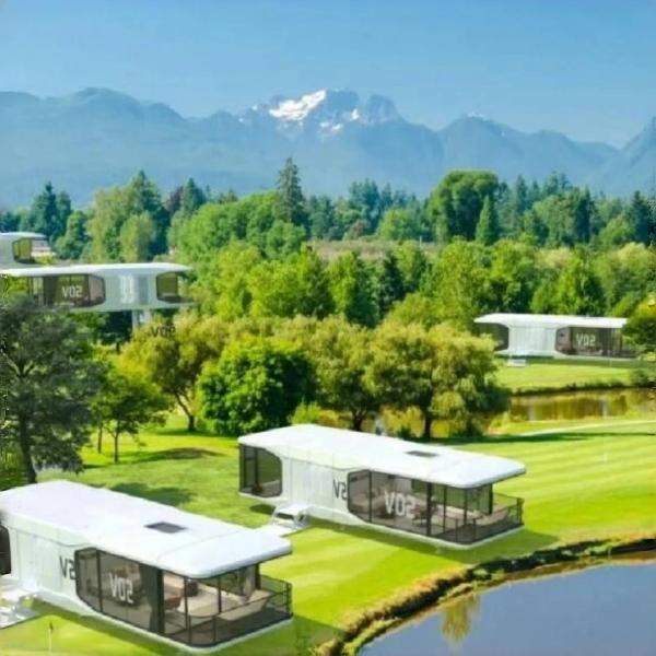 Soundproof 35-42 Decibel Apple Cabin, Multifunctional Integrated Living Cabin