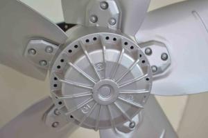 China Three Phase Sickle Blade External Rotor Axial Fan With 450mm Blade factory