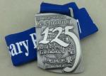 Zinc Alloy Die Casting Medals 3D Awards Sport Medals , Running Marathon Ribbon