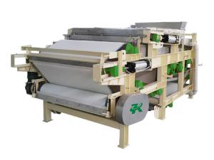 China 1 Meter Sludge Dewatering Belt Filter Press Machine Rollers factory