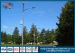 Single / Double Arm Conical Street Light Poles Outdoor Light Pole Fixtures