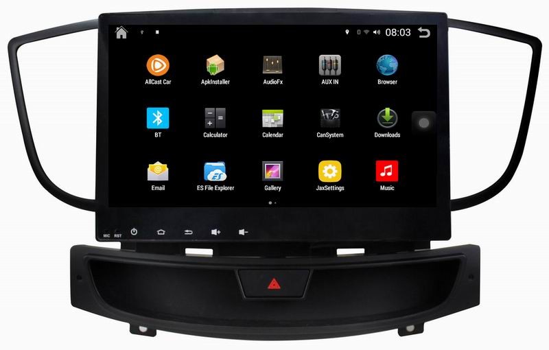 Ouchuangbo car navigation dvd android 4.4 for SGMW Baojun 730 2016 with resolution 1024*600 3g wifi AUX