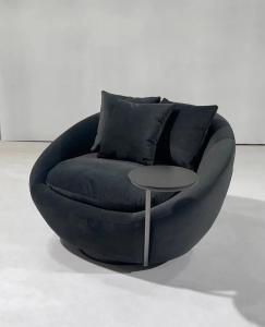 China ODM OEM Villa Home Hotel Rotating Sofa Chair With Tray factory