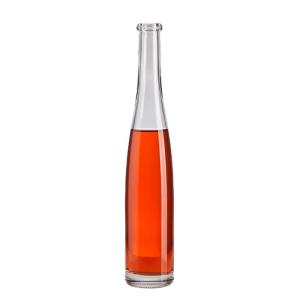 China Long Neck Glass Wine Bottles for Whisky 375ml 500ml Clear Empty Beverage Bottles factory