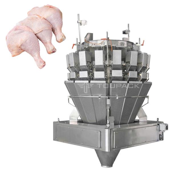 China Drumstick Chicken Breast Meat Weighing Packing Machine 500-1000g Vertical factory