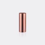 Chemical Polishing Aluminum Cosmetic Parts Lipstick Cover Embossed Logo Printed