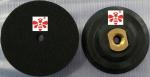 4 Inch Diamond Polishing Pads For Concrete Countertops , Sandstone Rubber