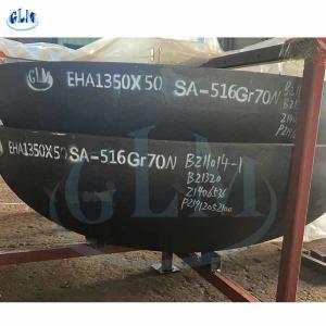 China SA516 GR70 Elliptical Heads Dish Ends 1350mm Diameter 50mm Thickness factory